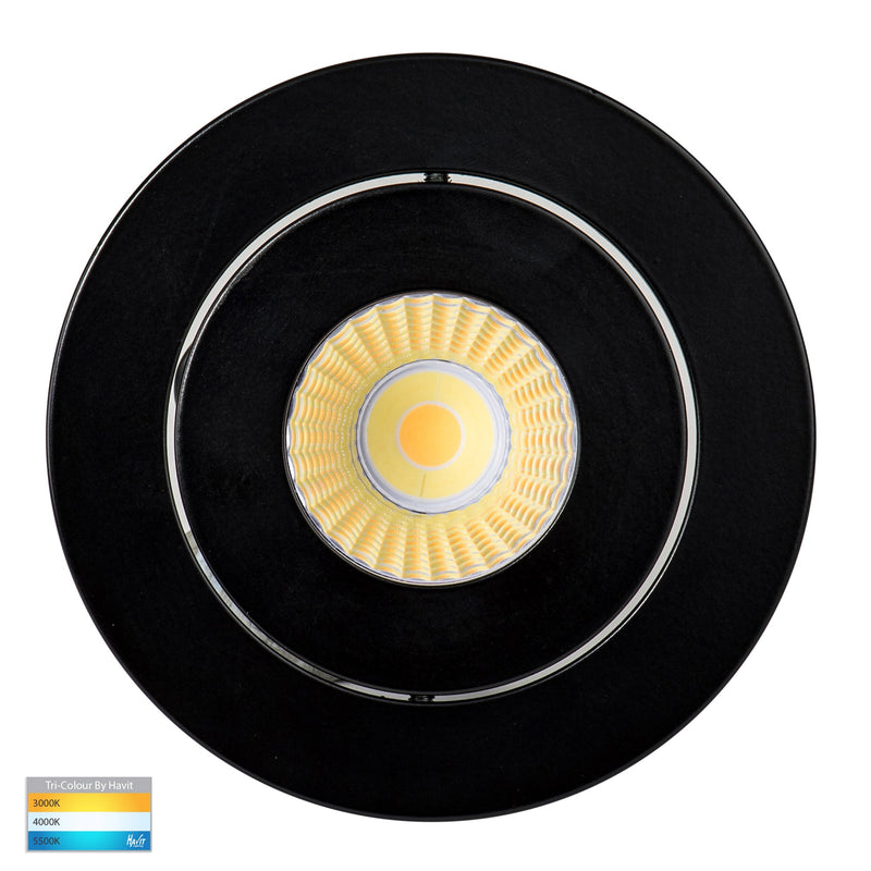 Havit Lighting Prime Black Tilt LED Downlight (HV5512T-BLK)