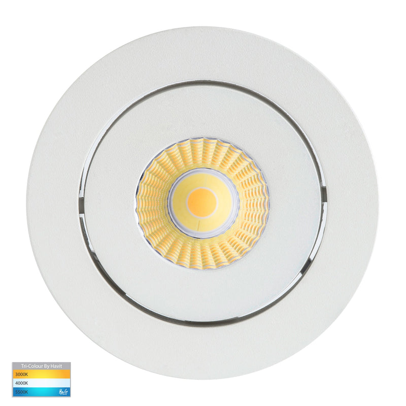 Havit Lighting Prime White Tilt LED Downlight (HV5512T-WHT)