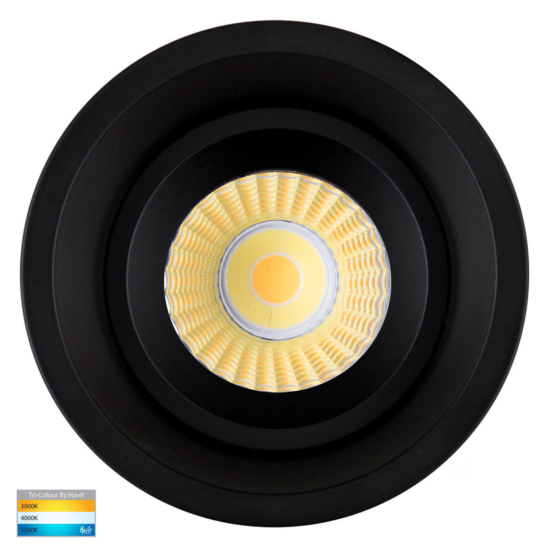 Havit Lighting Prime Black Fixed Deep LED Downlight (HV5513T-BLK)