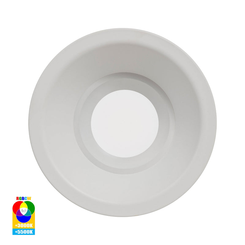 Havit Lighting Prime White Fixed Deep RGBCW WIFI LED Downlight (HV5514RGBCW-WHT)