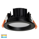 Havit Lighting Polly Polycarbonate Black Fixed LED Downlight (HV5522T-BLK | HV5522T-BLK-24V)