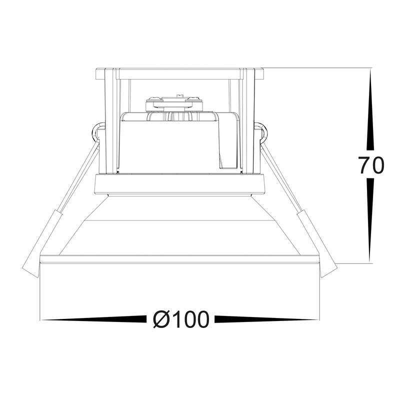 Havit Lighting IC4 Cap To Suit HV5528 Downlight Models (HV5528-IC4CAP)