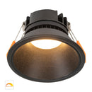 Havit Lighting Gleam Black with Black Insert Fixed Dim to Warm LED Downlight (HV5528D2W-BB)