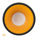 Havit Lighting Gleam Black with Gold Insert Fixed Dim to Warm LED Downlight (HV5528D2W-BG)