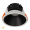 Havit Lighting Gleam White with Black Insert Fixed Dim to Warm LED Downlight (HV5528D2W-WB)