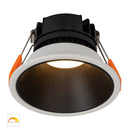 Havit Lighting Gleam White with Black Insert Fixed Dim to Warm LED Downlight (HV5528D2W-WB)