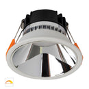 Havit Lighting Gleam White with Chrome Insert Fixed Dim to Warm LED Downlight (HV5528D2W-WC)