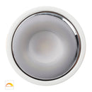 Havit Lighting Gleam White with Chrome Insert Fixed Dim to Warm LED Downlight (HV5528D2W-WC)