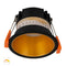 Havit Lighting Gleam Black with Gold Insert Fixed Dim to Warm LED Downlight (HV5529D2W-BG)