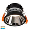 Havit Lighting Gleam Black with Chrome Insert Tri Colour Fixed Deep LED Downlight (HV5529T-BC)