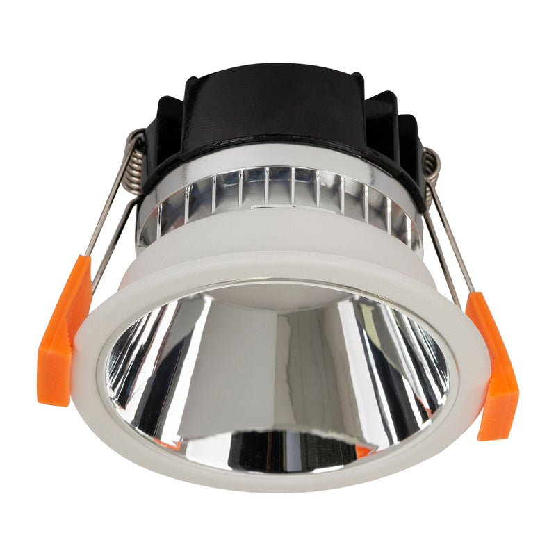 Havit Lighting Gleam White with Chrome Insert Fixed Dim to Warm LED Downlight (HV5529D2W-WC)