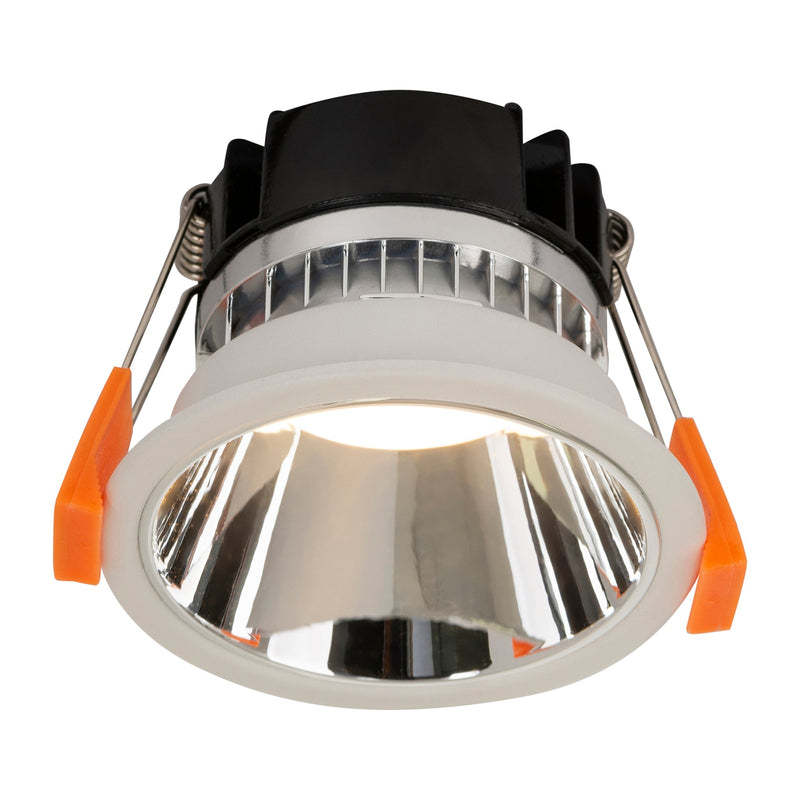 Havit Lighting Gleam White with Chrome Insert Fixed Dim to Warm LED Downlight (HV5529D2W-WC)