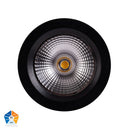 Havit Lighting Ora Black 5 Colour Fixed LED Downlight (HV5530T-BLK)