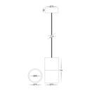 Havit Lighting Nella White 7w LED Pendant (HV5802T-WHT-P)