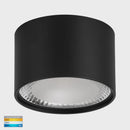 Havit Lighting Nella Black 12w Surface Mounted LED Downlight (HV5803T-BLK | HV5803T-BLK-12V)