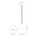 Havit Lighting Nella Black 12w LED Pendant (HV5803T-BLK-PHV5803T-BLK-P)