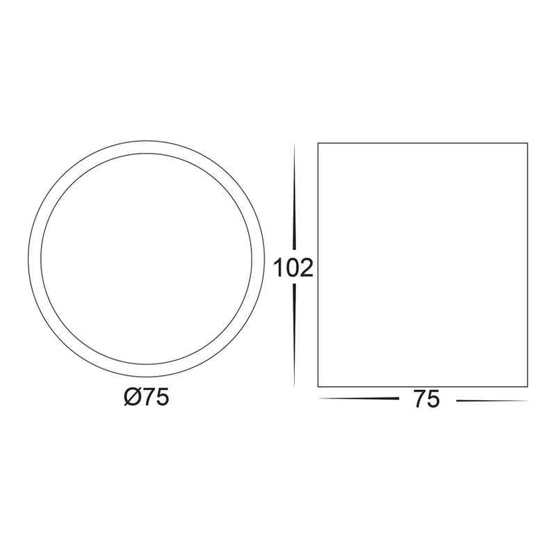 Havit Lighting Nella 7w LED White Adjustable Surface Mounted Downlight (HV5812T-WHT | HV5812T-WHT-12V)