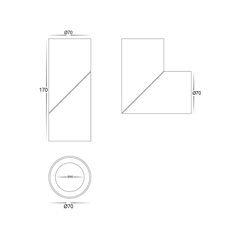 Havit Lighting Nella White 12w Surface Mounted Rotatable LED Downlight (HV5823T-WHT | HV5823T-WHT-12V)