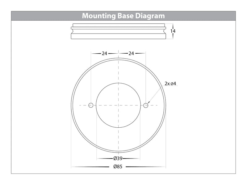 Havit Lighting Nella Black 18w Surface Mounted Rotatable LED Downlight (HV5824T-BLK | HV5824T-BLK-12V)