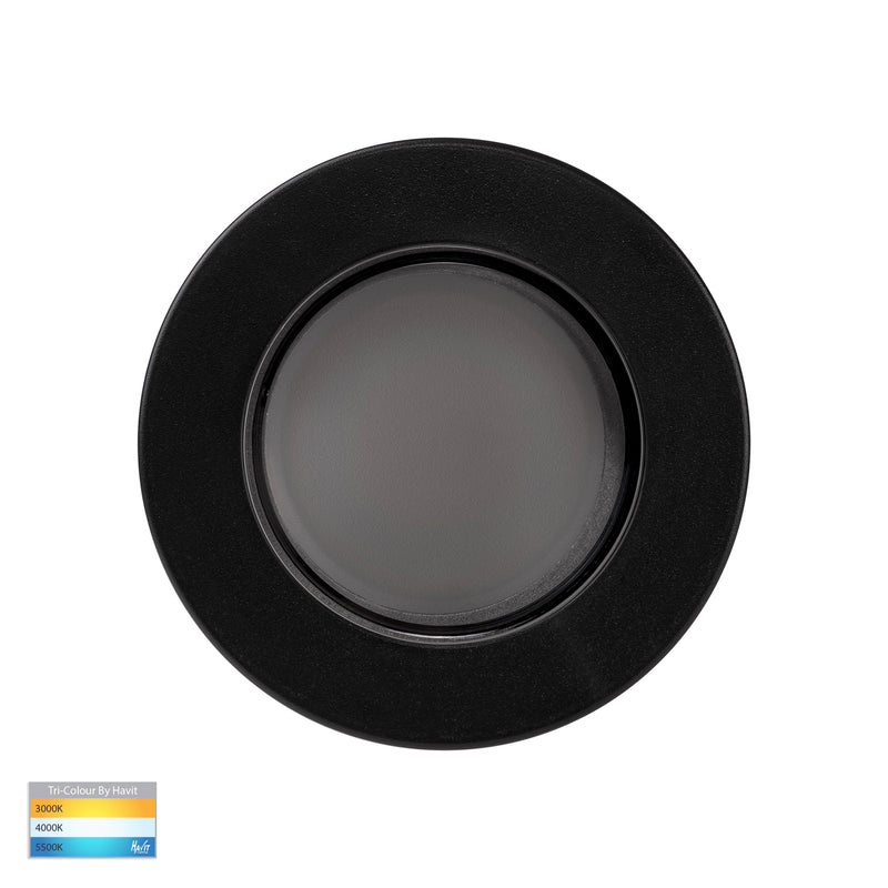 Havit Lighting Lexan Black 9in1 Surface Mounted GU10 LED Downlight (HV5831T-BLK)