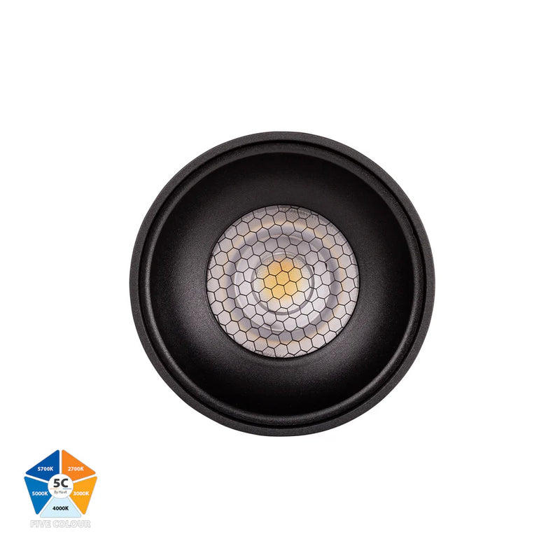 Havit Lighting Nella Black 7w Surface Mounted LED Downlight (HV5841S-BLK | HV5841S-BLK-12V)