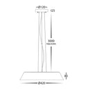 Havit Lighting Noyer 330mm Walnut Timber LED Pendant (HV5871T-PDT)