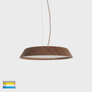 Noyer 510mm Walnut Timber LED Pendant (HV5873T-PDT)