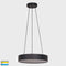 Havit Lighting Nella 320mm Black 30w Round Pendant (HV5893T-BLK-PDT)