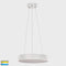 Havit Lighting Nella 320mm White 30w Round Pendant (HV5893T-WHT-PDT)