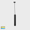 Havit Lighting Henger Black 9w Cylinder LED Pendant (HV5899T-BLK)