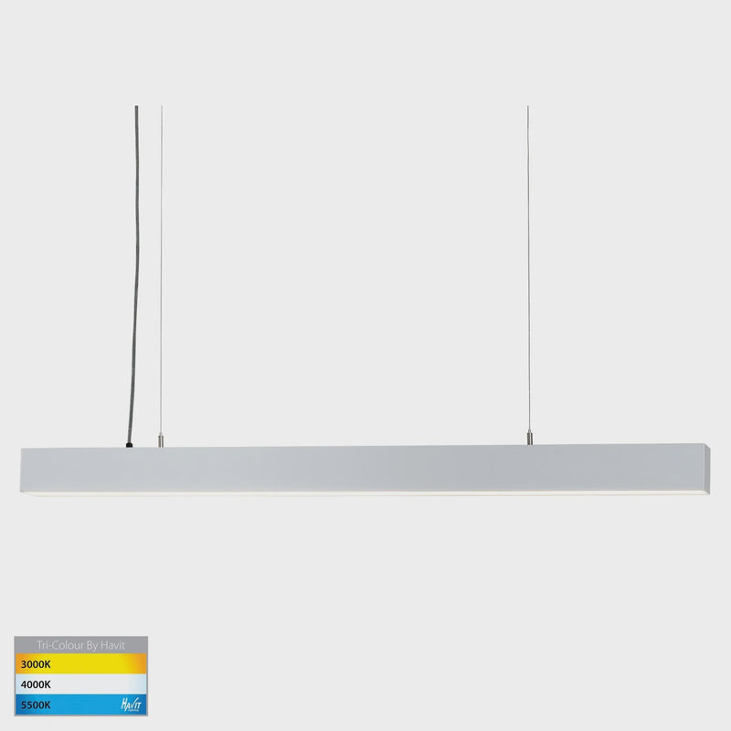 Havit Lighting Proline 6070 Aluminium LED Pendant (HV6001T-SLV)