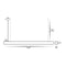 Havit Lighting Proline 6070 Aluminium LED Pendant (HV6001T-SLV)