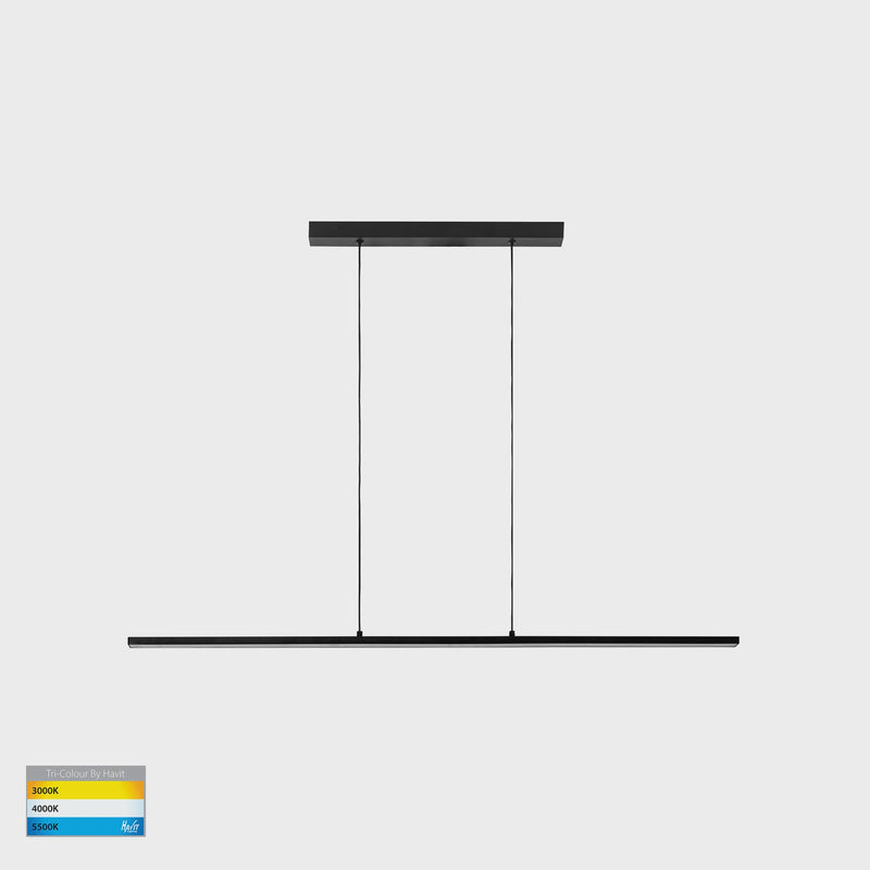 Havit Lighting Proline Black 1200mm Slim LED Pendant (HV6005T-BLK)