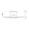 Havit Lighting Proline Black 1200mm Slim LED Pendant (HV6005T-BLK)