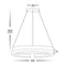 Havit Lighting Orah Walnut Timber with Black Aluminium 600mm Round Pendant (HV6092T)