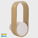 Havit Lighting Ovale White + Brass Wall Light (HV8080T-WHTBR)