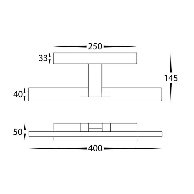 Havit Lighting Vanita White 400mm Adjustable Wall Light (HV8101T-WHT)