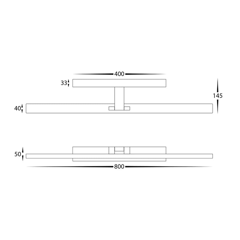 Havit Lighting Vanita White 800mm Adjustable Wall Light (HV8103T-WHT)