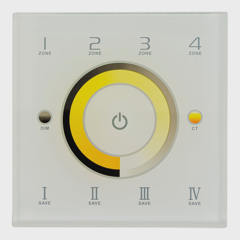 Havit Lighting Colour Temp (CT) Zone LED Strip Touch Panel Controller (HV9101-DX7)