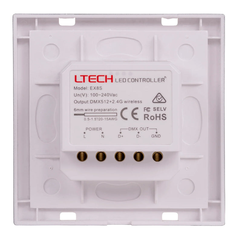Havit Lighting RGBC or RGBW Zone RF LED Strip Touch Panel Controller (HV9101-EX8S)