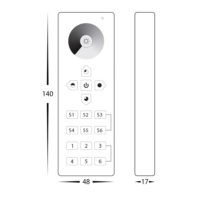Havit Lighting  CT LED Strip Remote Controller (HV9102-2819CCT)