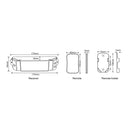 Havit Lighting RGBC/W LED Strip Remote Controller (HV9102-M4+M4-5A)