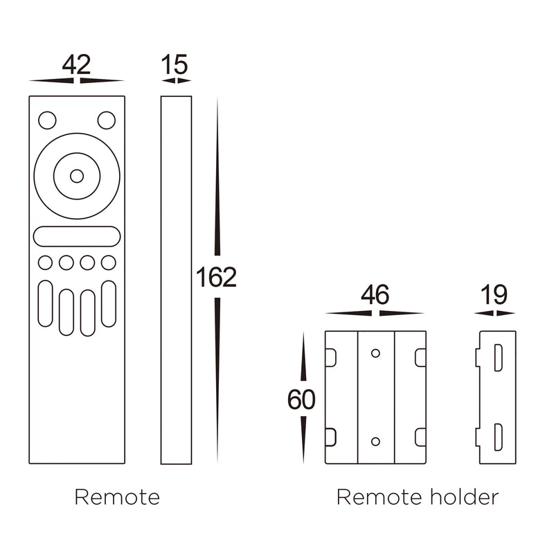Havit Lighting Single Coloured 4 Zone LED Strip Remote Controller (HV9102-Q1)