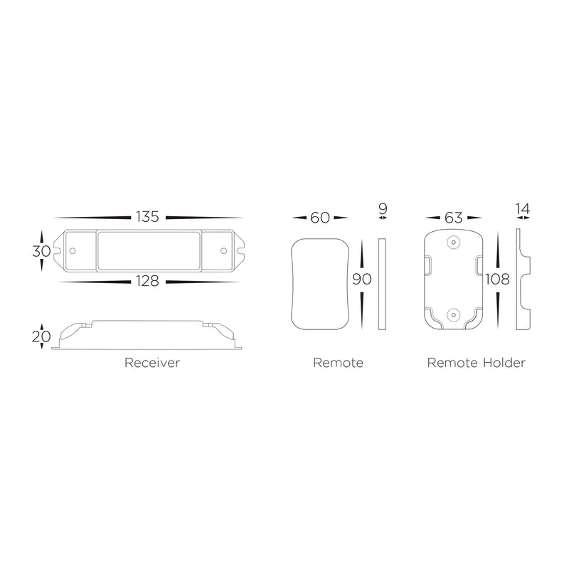 Havit Lighting Chasing RGB Multi-Function Remote+Receiver (HV9102-SPI-16S+M16S)