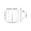 Havit Lighting Single Colour LED Strip Touch Panel Controller (HV9101-EX1S)