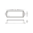 Havit  Lighting WIFI + RF SPI LED Strip Receiver (HV9105-SPI-2CH)ver (