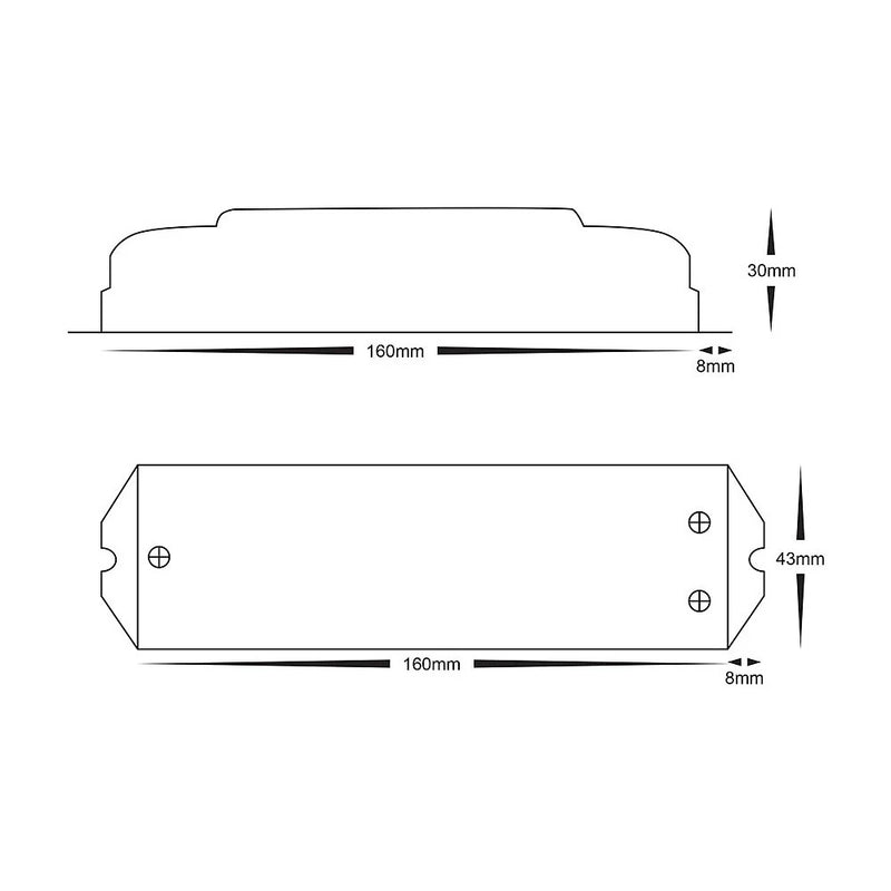 Havit Lighting  Dali RGBC or RGBW LED Strip Controller (HV9107-LT-404-5A)