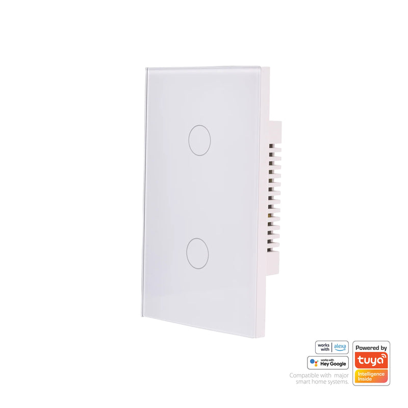 Havit Lighting Wifi Two Gang White Wall Switch (HV9110-2)