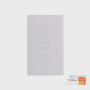 Havit Lighting Wifi Three Gang White Wall Switch (HV9110-3)