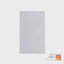 Havit Lighting Wifi Four Gang White Wall Switch (HV9110-4)